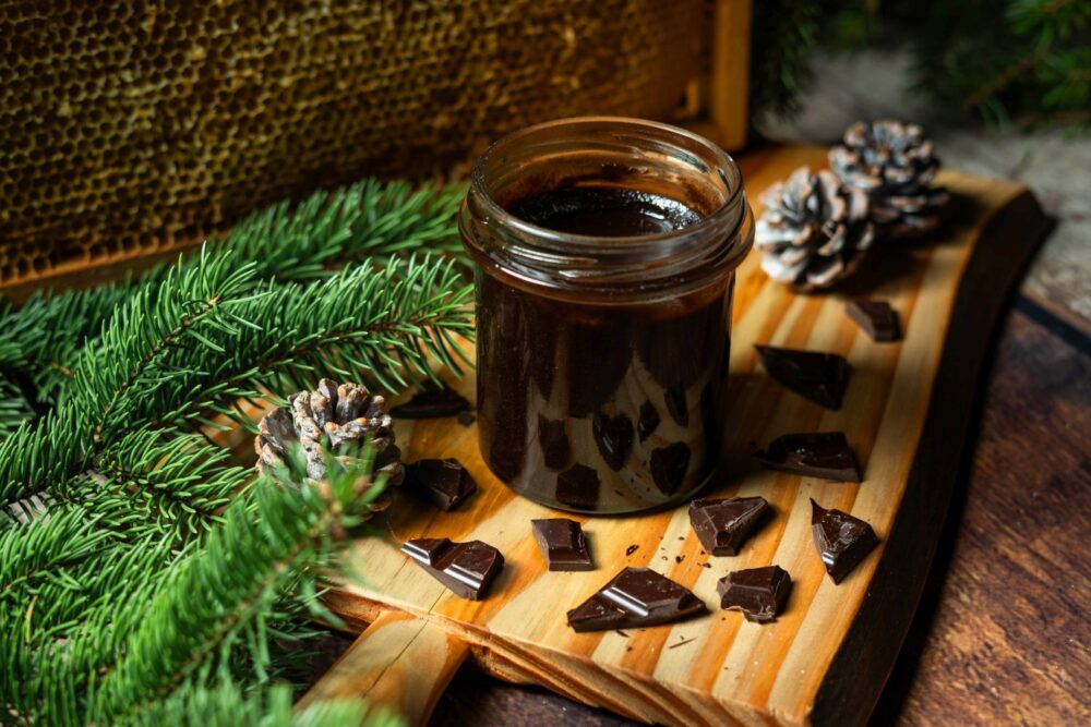 Miód z dodatkiem kakao