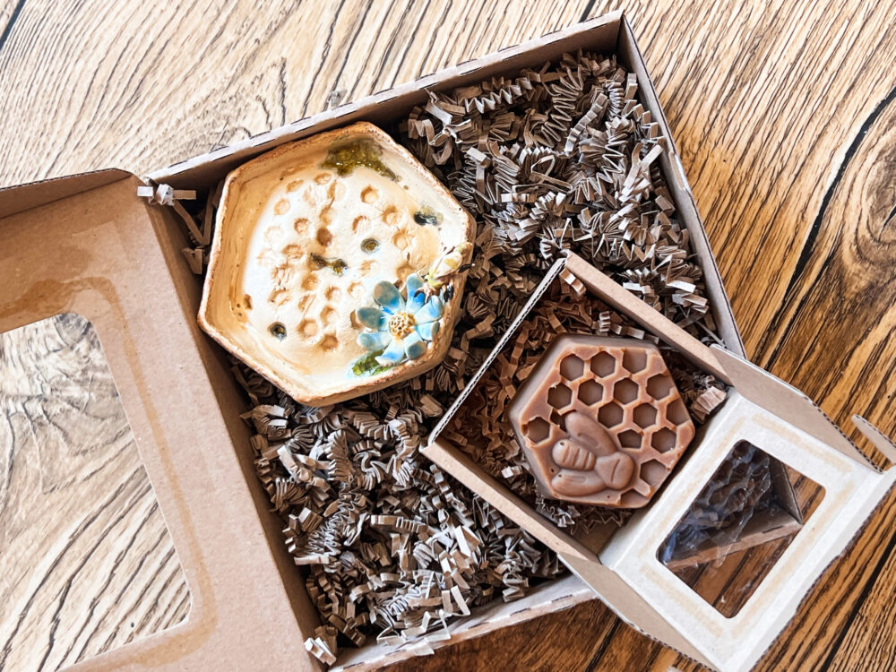 Zestaw mydełko propolisowe