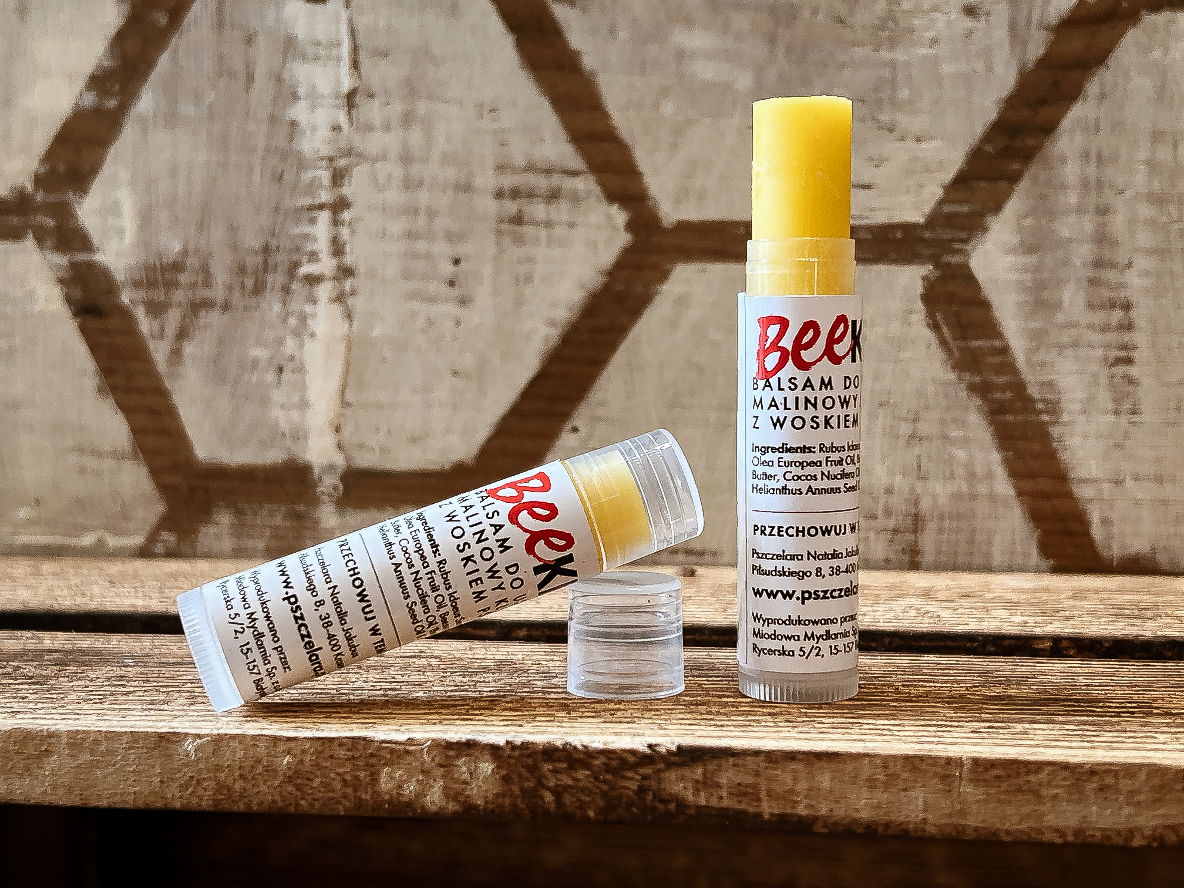Balsam do ust z woskiem pszczelim