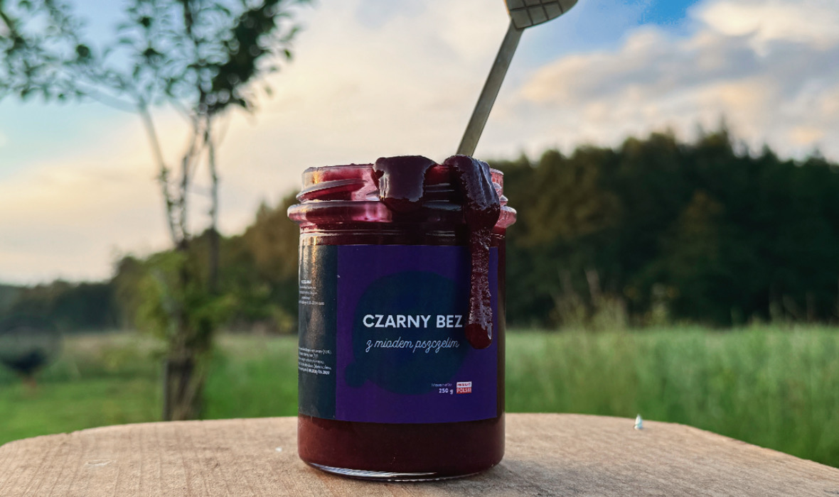 Miód z czarnym bzem mały